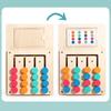Монтессори Деревянная Игра на Сопоставление Цветов и Форм, Развивающая Познание, Обучающая Игровая Доска, Ранняя Стимуляция Мозга Детей, Развитие Логического Мышления, Игрушки