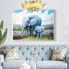 5D Diamond Mosaic Animal Embroidery Sale Elephant Full Roound Diamond Painting Rhinestone Pictures