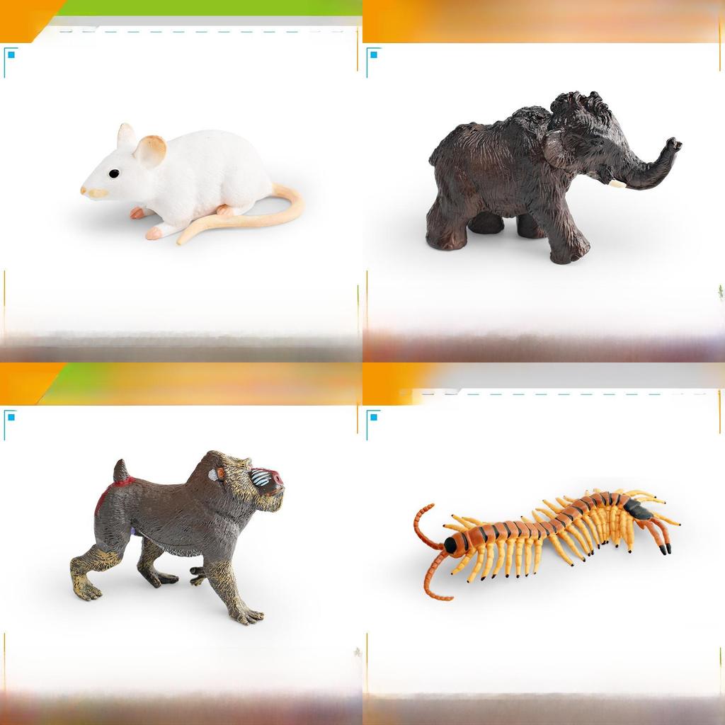 Волки Леопарды ПВХ Модели диких животных со статичными фигурками для образовательной и творческой игры