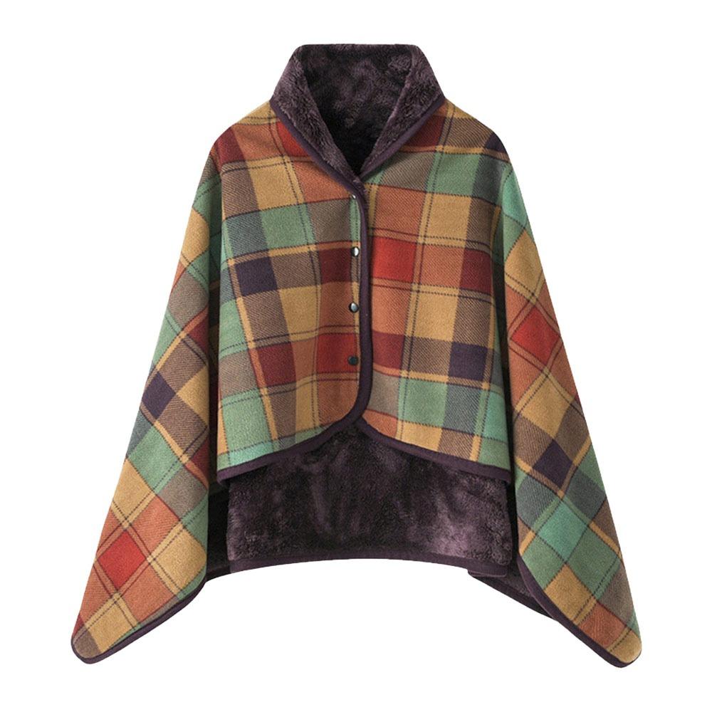 Keep Warm Multi-function Shawl Blanket Winter Lazy Casual Office Blanket  for Women and Office Use