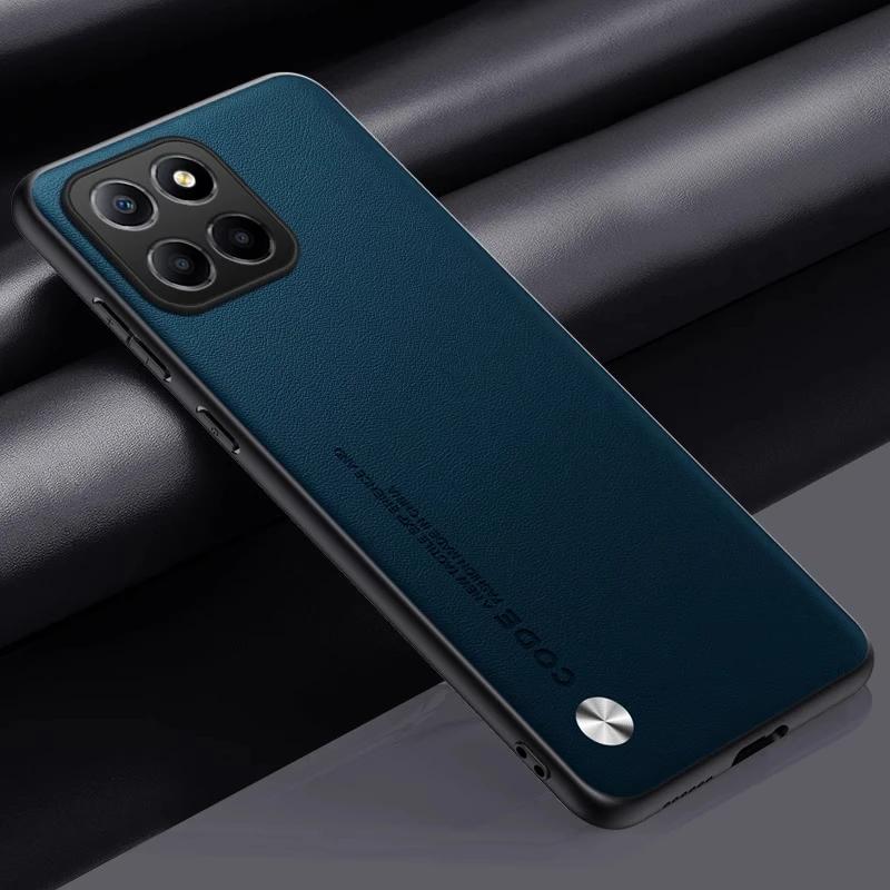 Чехол X8c, простой, из искусственной кожи, силиконовый чехол для Honor X8C X8 C X9C Smart X7C Magic 7 Lite 7pro, противоударный, матовый, защитный чехол