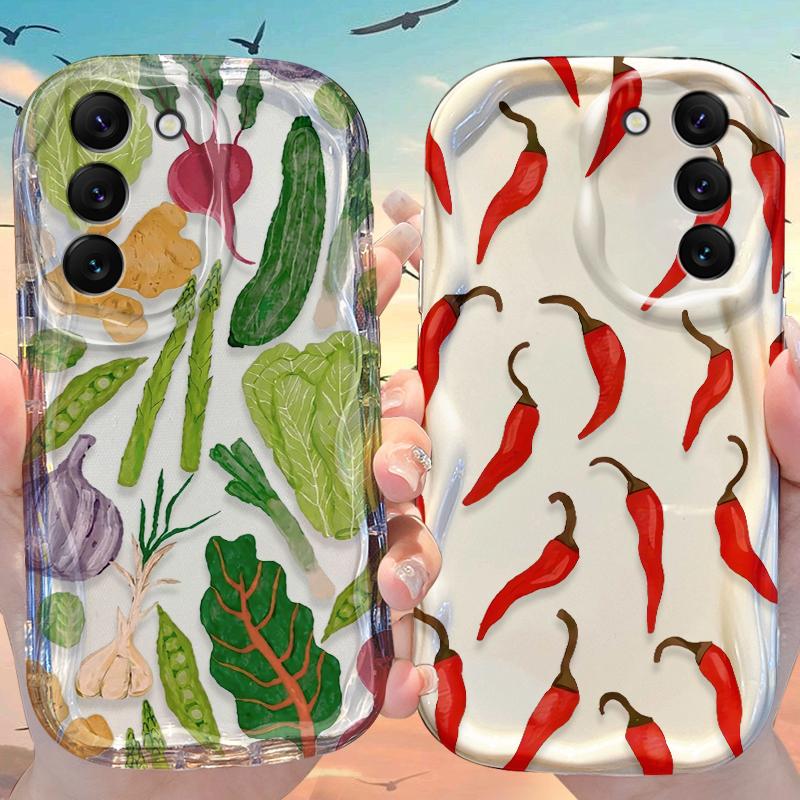 Чехол-кейс для острого овощного кейса для Samsung Galaxy S26 S25 S24 Plus S23 Ultra S22 S21 S20 FE A73 A71 4G A57 A56 A55 A54 A53 5G