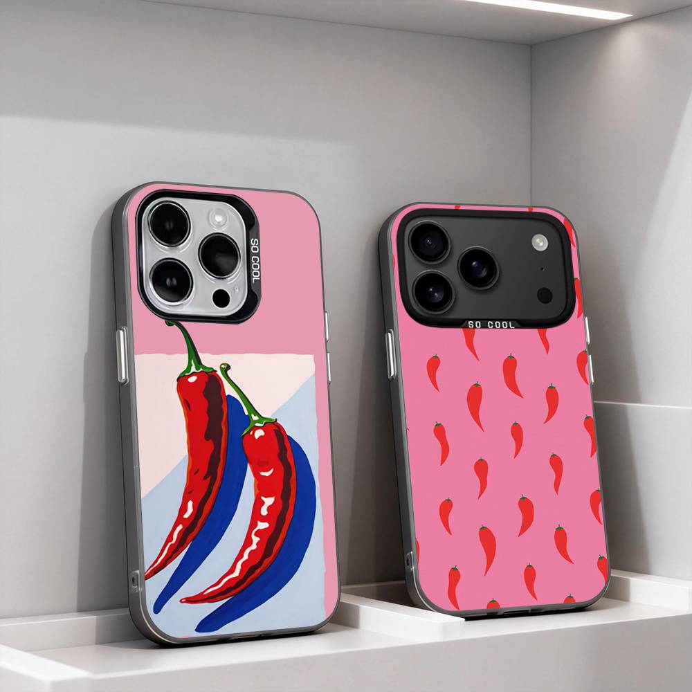 Красный чехол для телефона Chili Art для iPhone 11,12,13,14,15,16,17,Pro,Max,Plus,E,Air,Mini IMD Матовый черный