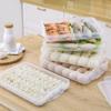 1pc Kitchen Organizer Dumpling Box Food Storage Container Refrigerator Keep Fresh Storage Box One-Layer Transparent Dumpling-Box