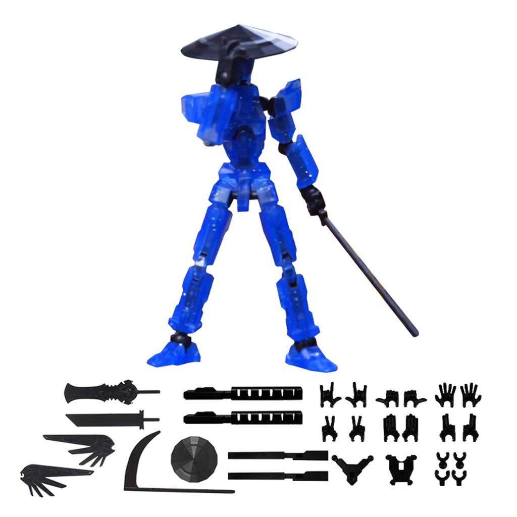 Joint Movable 3d Printed Doll Toy, Creative Decompression Desktop Ornament