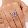 Morganite Gemstone 925 Sterling Silver Jewelry Handmade Boho Ring Gift For Wife RR-7-10