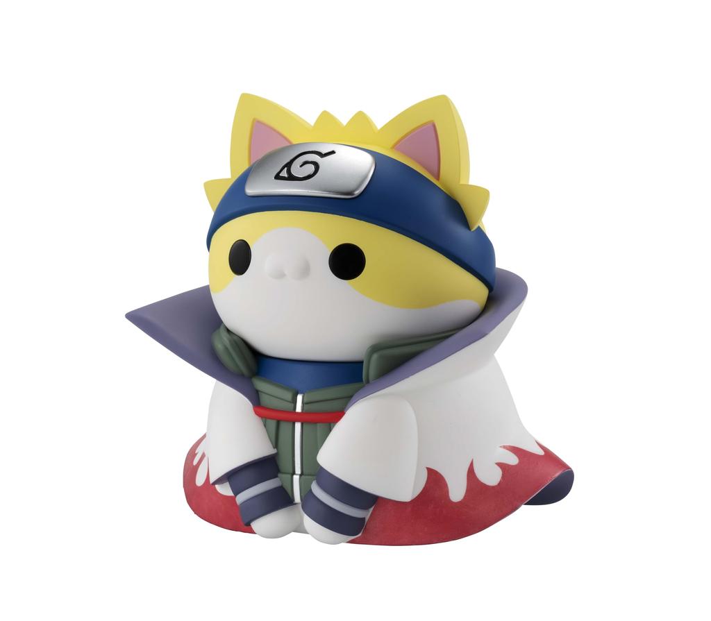MEGA CAT PROJECT NARUTO Shippuden Big Series 1 Minato Approximately PVC Figure Nyart! Namikaze, 100mm, Pre-painted