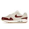 Nike Air Max 1 LX Team Red Croc Женские кроссовки Кремовый парус Gum-Светло-коричневый FJ3169-100