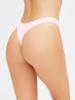 Хлопковые фактурные трусики стринги ISSA Plus