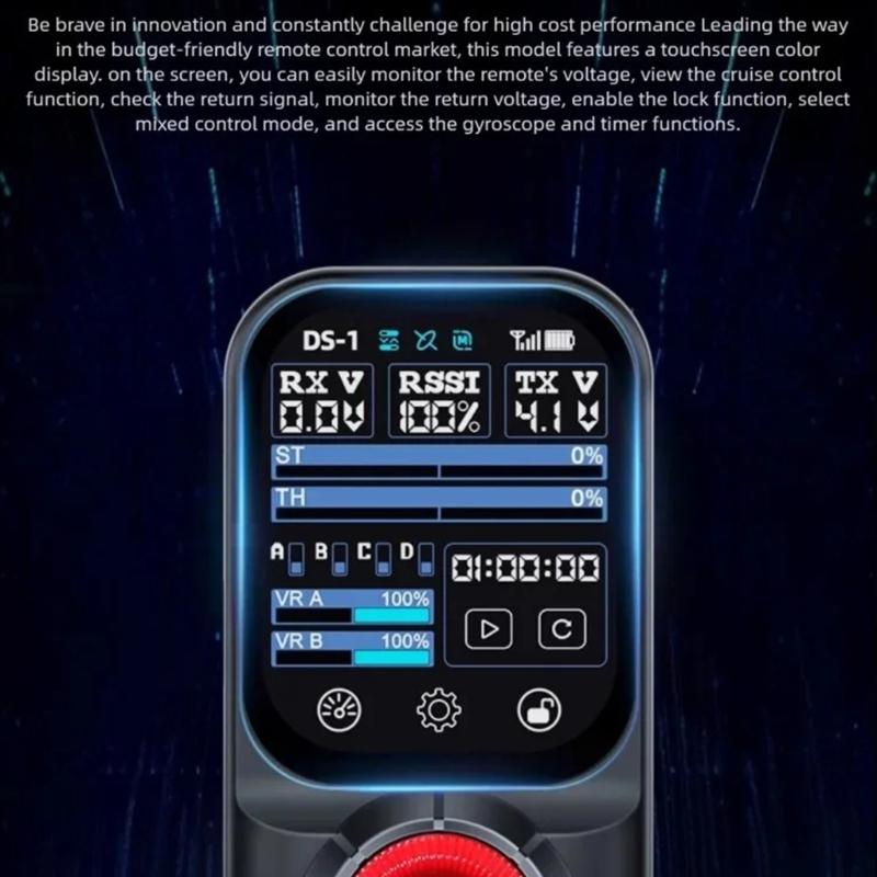 DS800 2.4Ghz 8 Function Wireless Device With F08A Receiver For Miniature Vehicles And Watercrafts