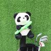 Милые чехлы для клюшек для гольфа в виде панды, забавные плюшевые животные, защитный чехол для водителя/фервея, аксессуары для гольфа