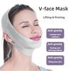 Женский бандаж для похудения лица Дышащий ремень для подтяжки подбородка и щек Формирователь лица V-линии Подтягивающая лента Массажер для лица Инструменты для ухода за кожей