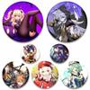58MM Genshin Impact Soft Button Pin Creative Funny Collar Brooches Cartoon Badge Clothes Hat Accessories Cute Fashion Jewelry Gifts