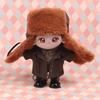 Niannyyhouse 20cm Plush Toy Army Green Cotton Doll Accessories Clothes Coat, Shirt, Pants, Hat, Scarf, Clothes, Dress-Up