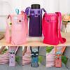 Useful Visible Bag With Strap Cup Sleeve Mesh Cup Pouch Sport Water Bottle Cover Mobile Phone Bag