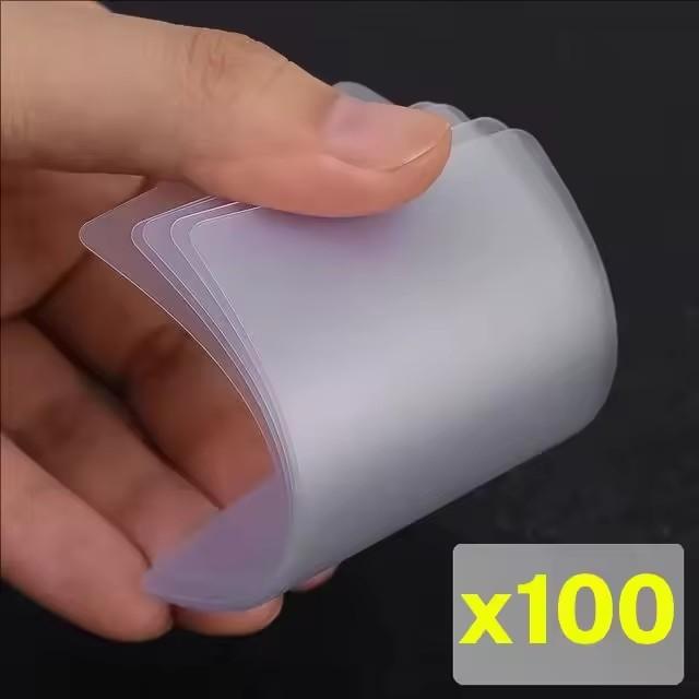 1-100 шт. Набор инструментов для вскрытия экрана телефона Матовые прозрачные карты для открытия ЖК-экрана мобильного телефона Инструмент для вскрытия сотового телефона Ремонт Разборка