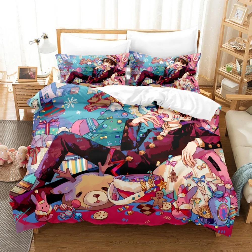 Toilet-bound Hanako-kun Bedding Set Japanese Anime Duvet Cover Set Single Queen Full King Twin Size Boys Teens Duvet Cover