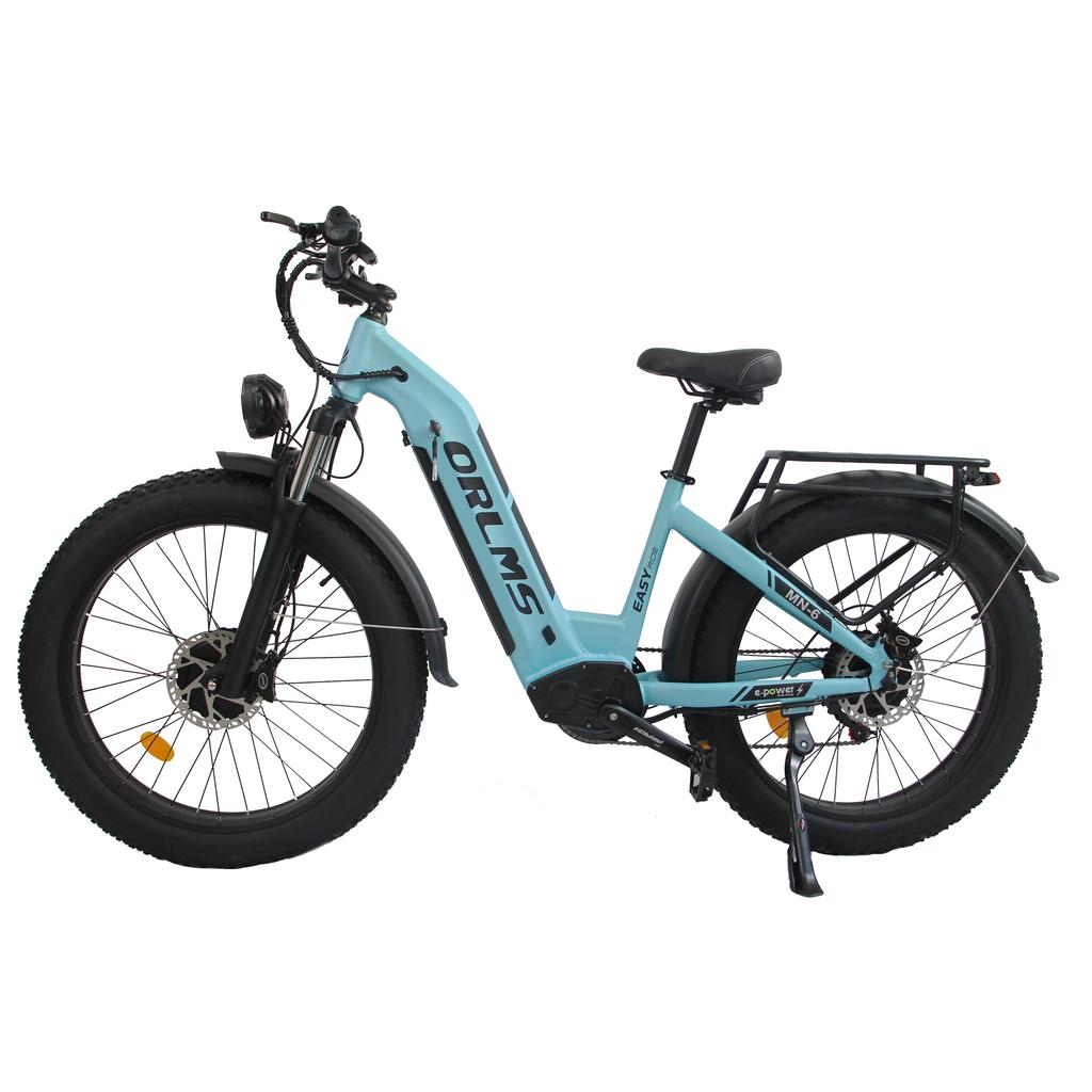 ORLMS MN-6 Dual Motor Electric Bike,52V 23Ah Battery,Hydraulic Disc Brakes