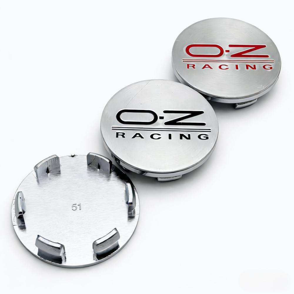4pcs 51mm 46mm OZ O.Z Racing Logo Emblem Car Wheel Center Caps Rim Hub Center Dust Cover Wheel Hubcaps Replace Car Accessrories