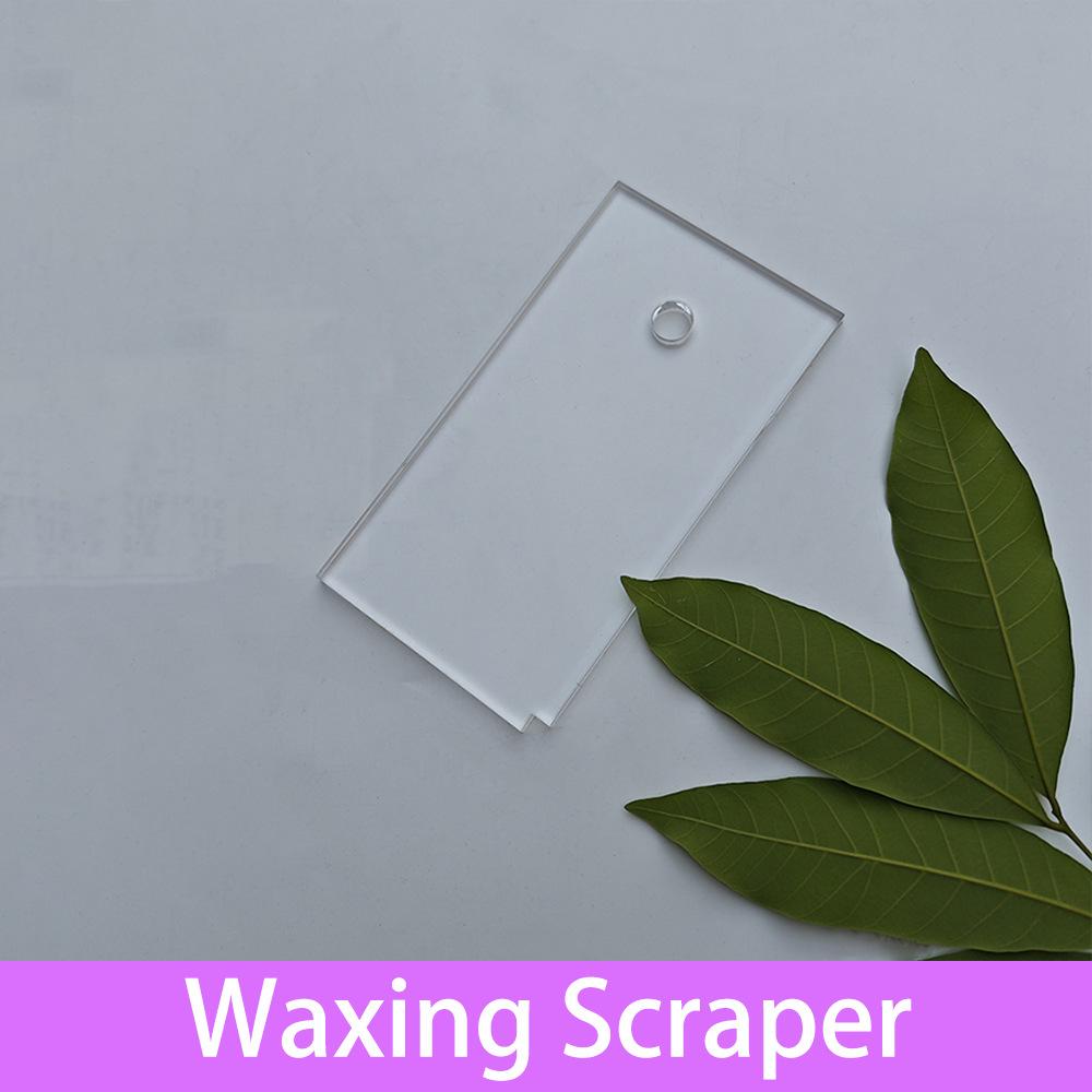 Ski equipment wax scraper, acrylic accessories, snowboard and ski maintenance tools