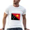 Papua New Guinea Flag TShirt Regular Fit Plain Tee Shirt