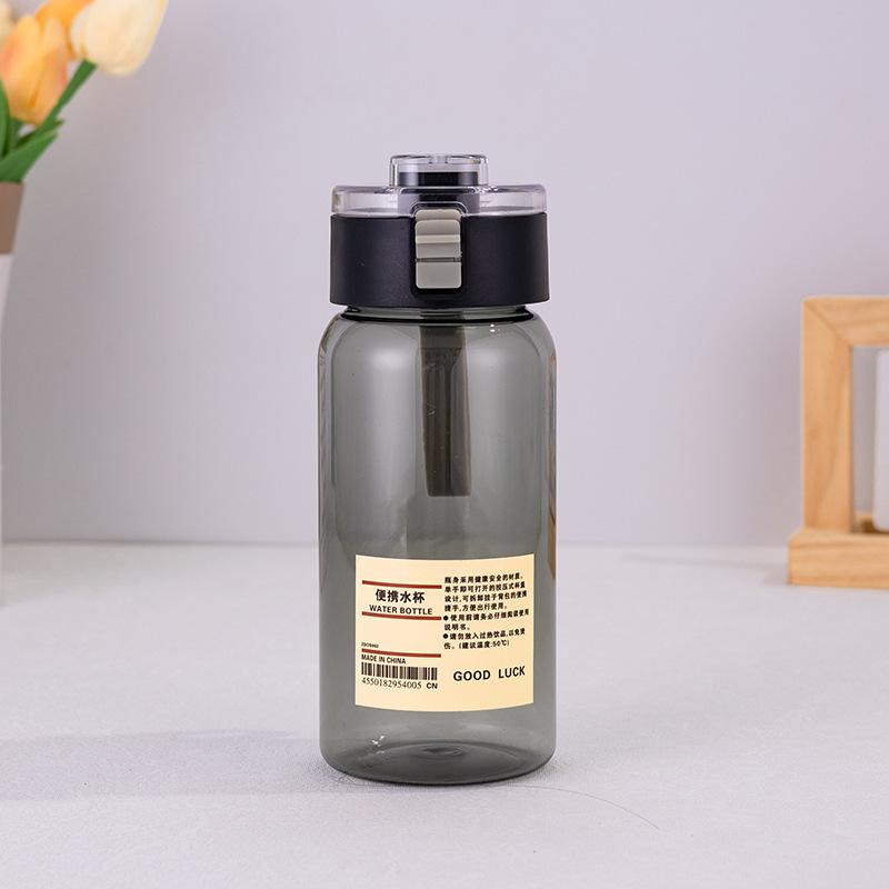 350/550/750/ml Children's School Water Bottle Transparent Water Bottle Reusable Leak Proof Durable Water Bottle with DrinkingCap