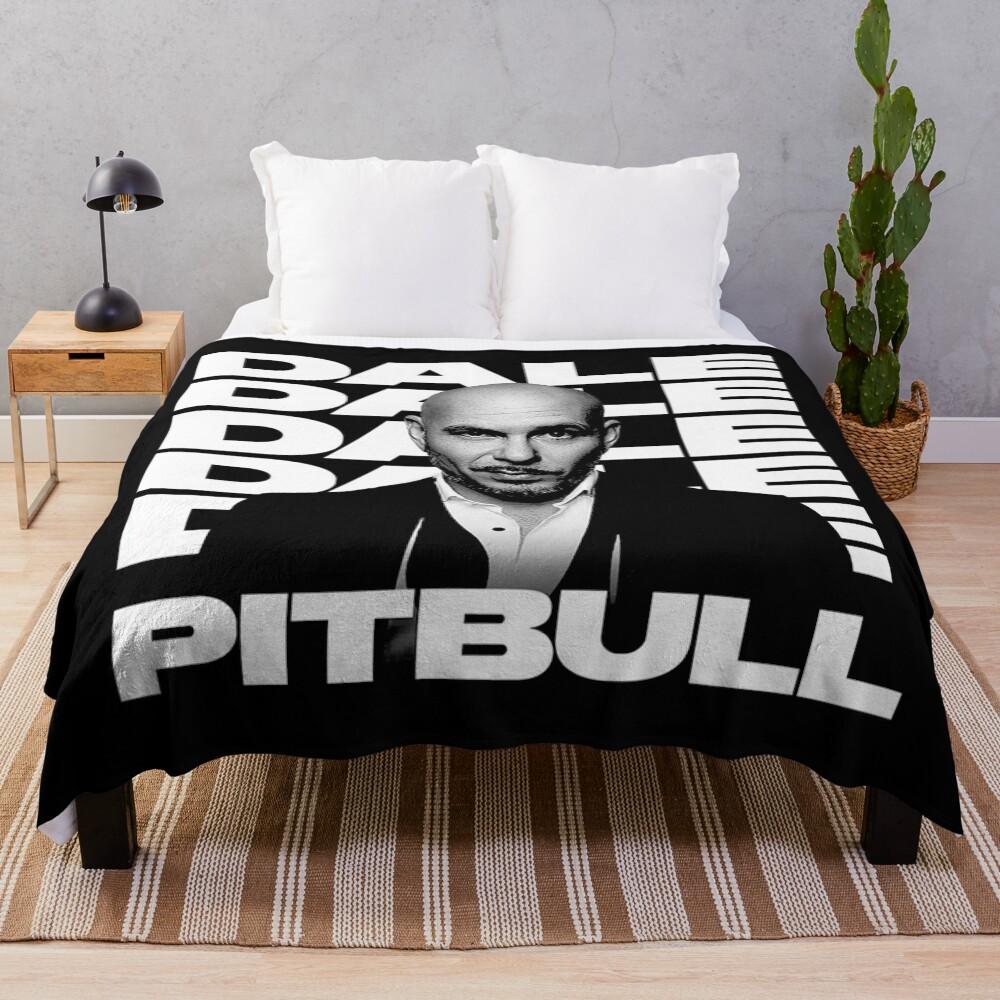 Pitbull Da.le Throw Blanket
