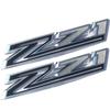 1pcs Z71 Emblem Sticker Side Fender Rear Trunk Decals Car Styling for Ch+evr+olet SILVERADO