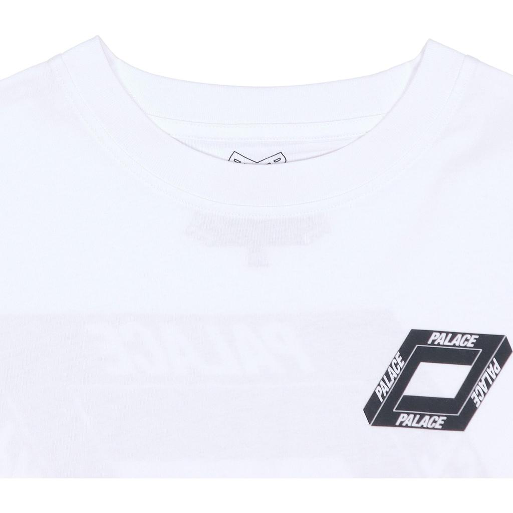 Palace Футболка Dodgy But Lush с принтом логотипа в виде параллелограмма, унисекс, белая P20TS169