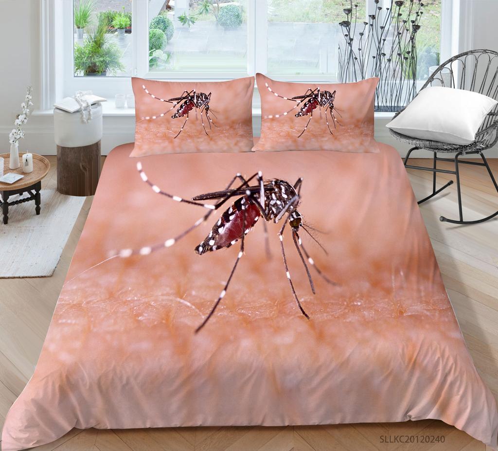 Duvet Cover Washed Breathable Home Bedding Set Microfiber Children Teen King Double Size Highly Quality Misquito Quilt Cover