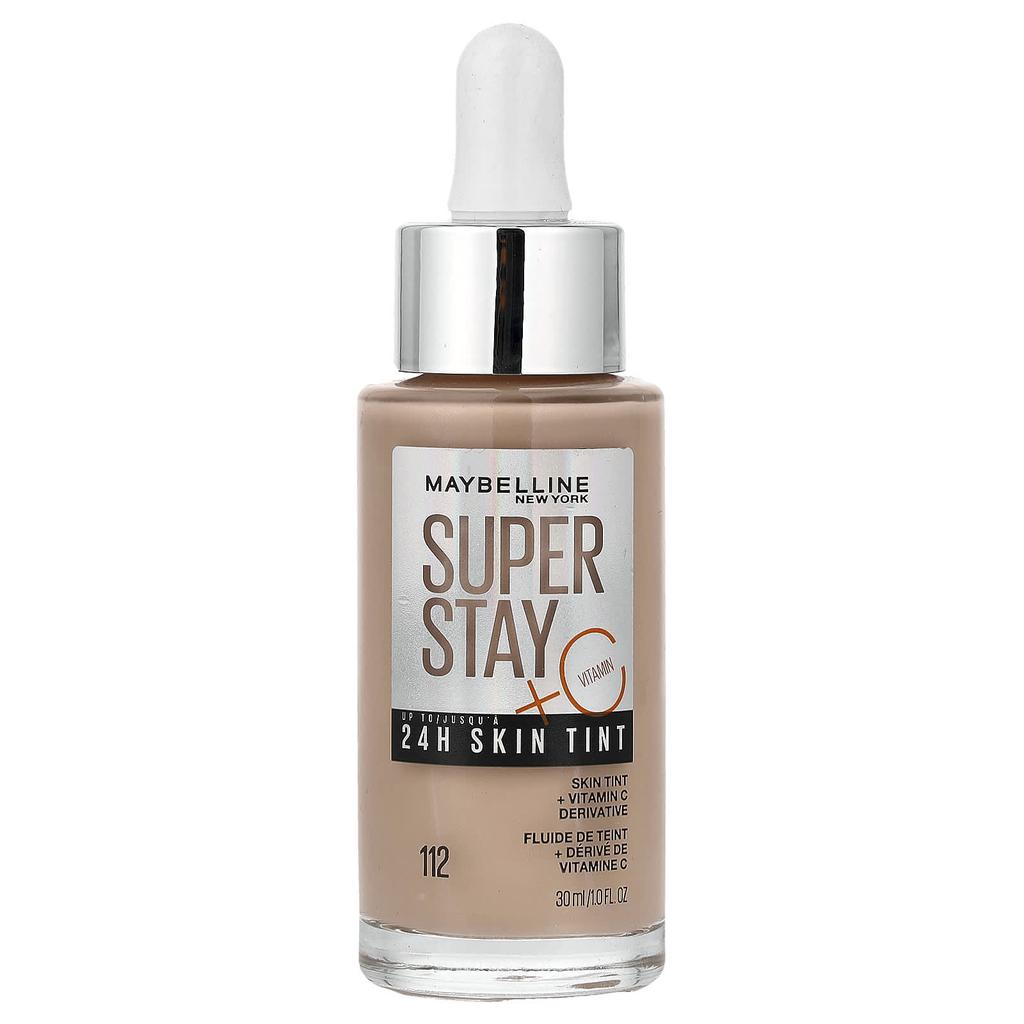 Maybelline Super Stay, 24-часовой тональный крем для кожи, 112, 30 мл (1 жидкая унция)