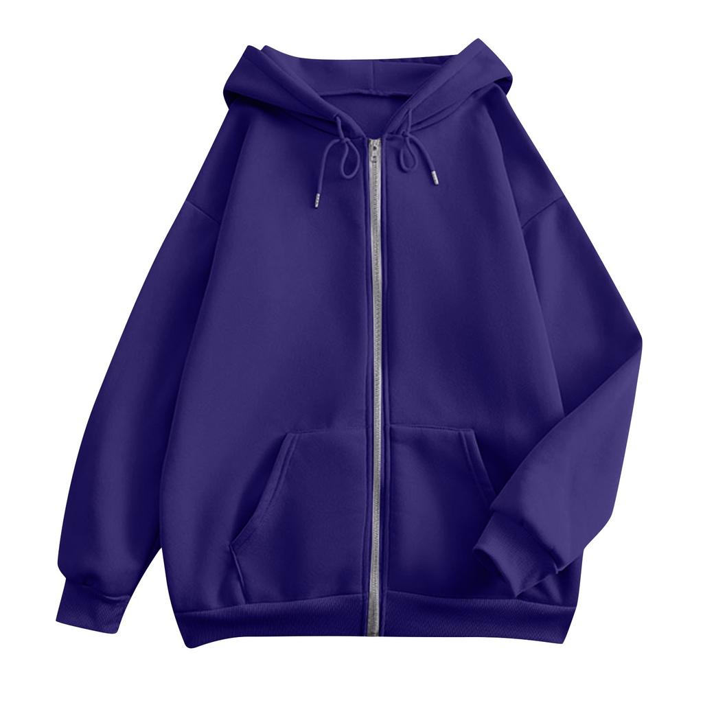 Oversized Zip Up Hoodie Women Casual Womens Zip Up Hoodies Loose Fit Women Zip Up Hoodie Long Sleeve Womens Hoodies Zip Up Sweatshirt for Women
