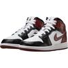 Jordan Air Jordan 1 Slip Resistant Abrasion Resistant High top Children's Basketball Shoes Red Black White HF3193-102