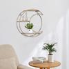 11 in Wall Mounted Shelf Gold Metal Decorative Display Rack  Living Room Display