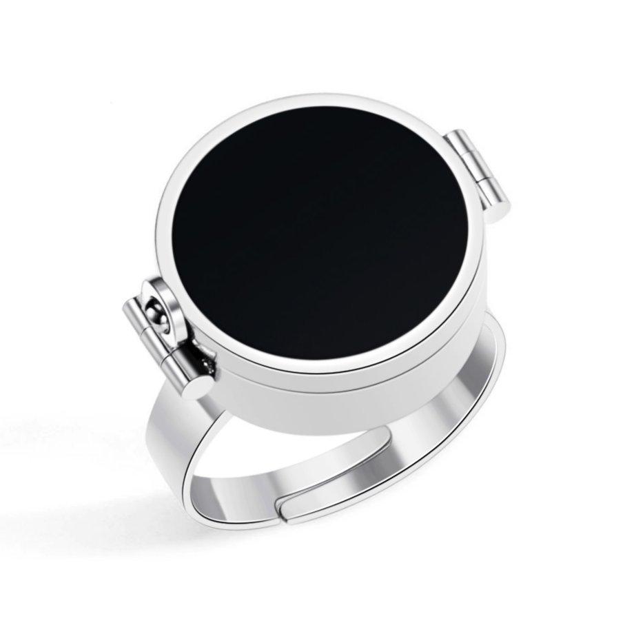 Creative Lipstick Storage Stainless steel Ring for Women Fashion DIY Lightweight Multi-Functional Rings Charms Jewelry Gifts