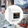 Rail AC Display D52-2066 40-300V 100A / Digital Ammeter, Voltmeter, Wattmeter With External