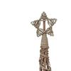 Hill Interiors Wicker Christmas Tree Decoration