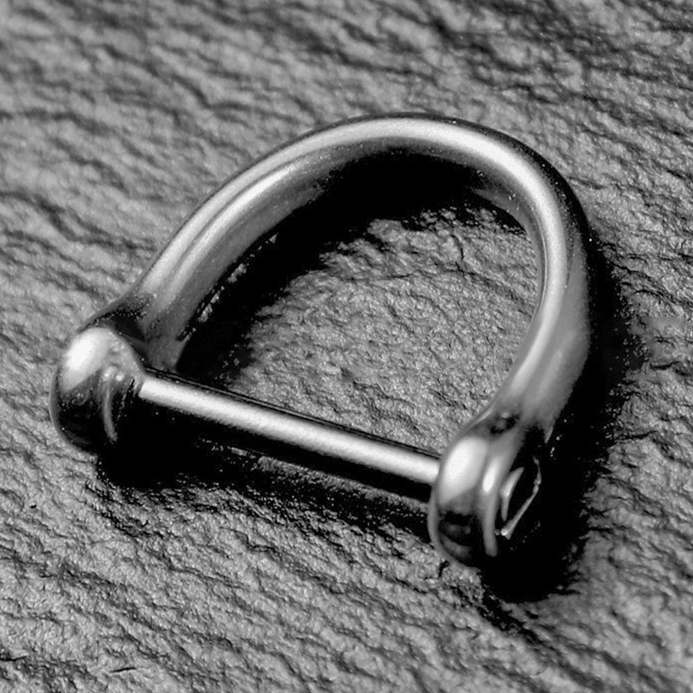 High Quality Horseshoe Buckles Titanium Alloy D Bow Staples Bracelet Buckle  Outdoor Accessories