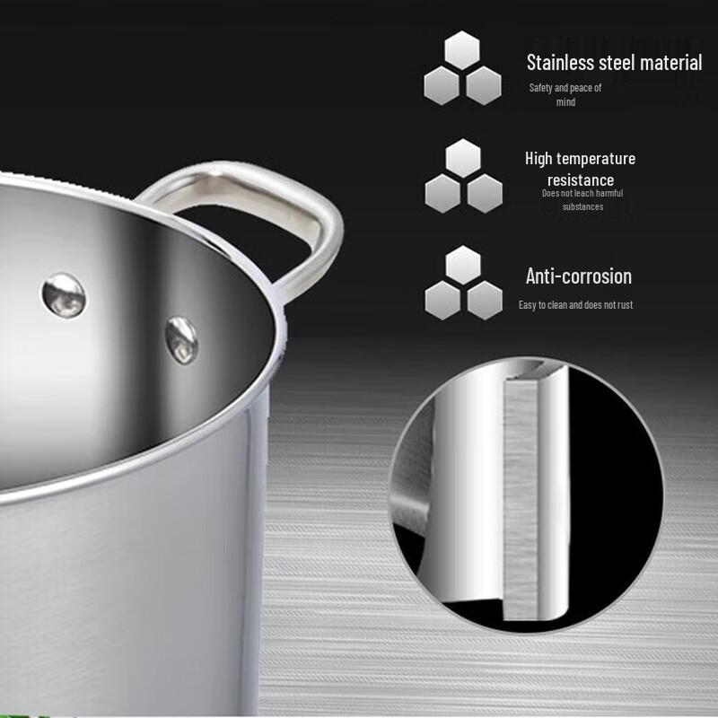 EFULLOT Stainless Steel 2-Piece Pot Set