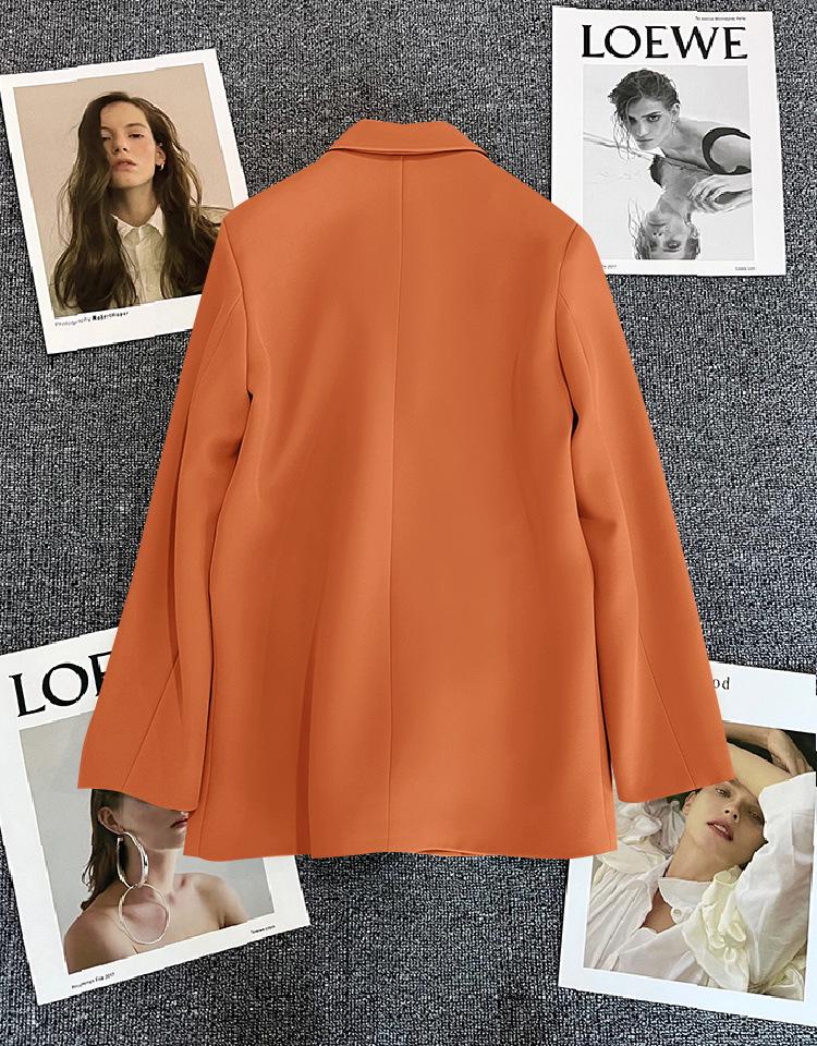 Женский черный костюм большого размера с драпировкой и металлической пуговицей