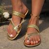 Шлепанцы Женские плетеные сандалии с перемычкой летние пляжные туфли для ходьбы удобные шлепанцы с ремешком через пятку Zapatillas Mujer