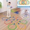 Детская игра «Прыжки по сетке» для улицы, интерактивные игрушки для родителей и детей, пособия для раннего развития в детском саду, сенсорный тренировочный круг