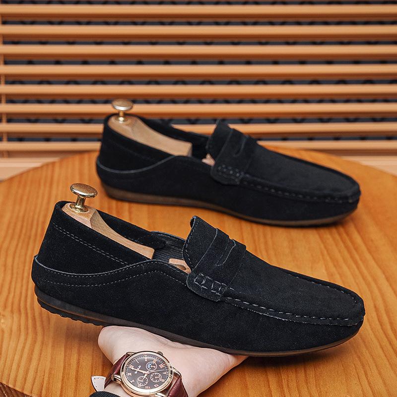 New men's trendy Doudou shoes driving one pedal lazy shoes four seasons versatile casual loafers