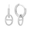 Silver Earrings with Cubic Zirkonia (2187318)