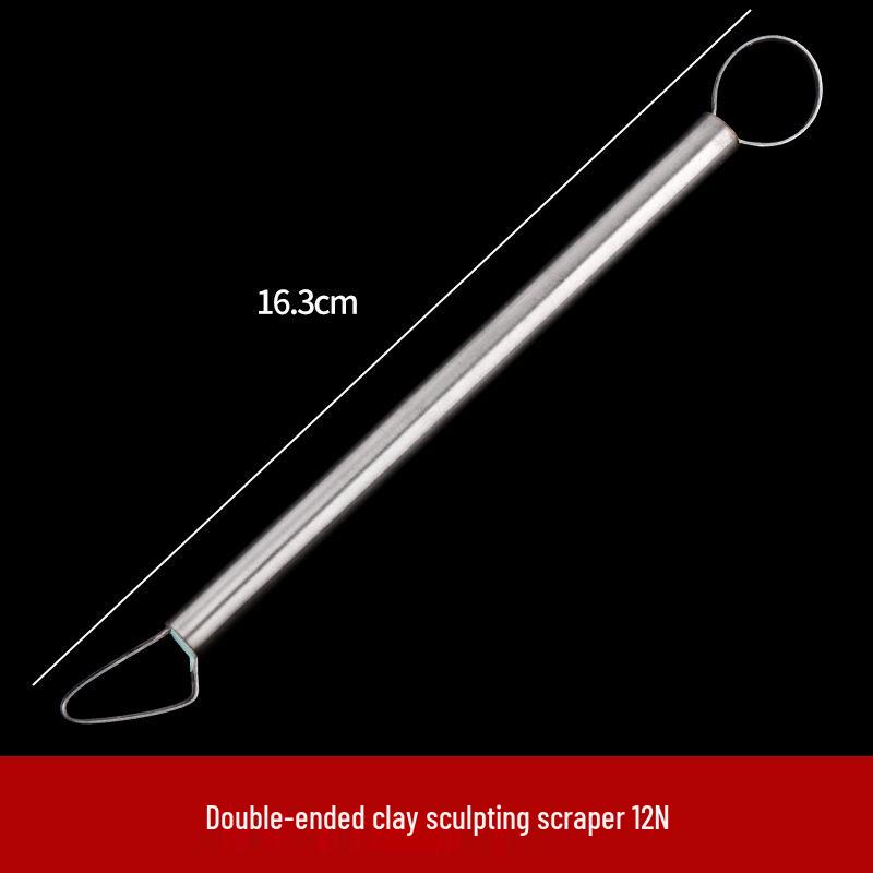 Набор из 12 инструментов для лепки и обрезки из нержавеющей стали