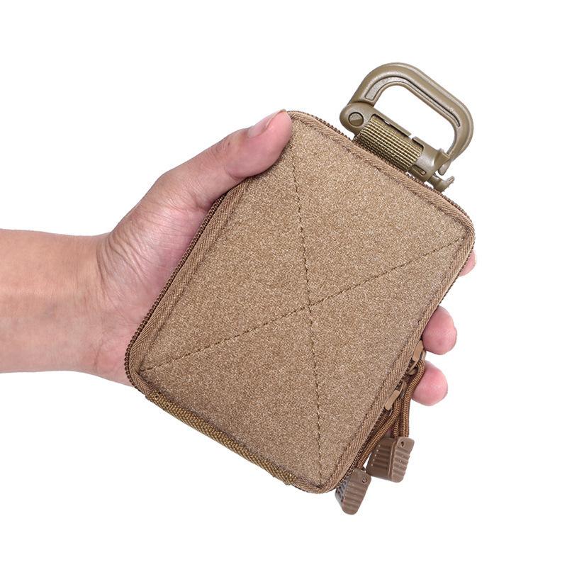 Tactical EDC Tool Pouch Small Utility Bag Multi Pocket Organizer for Outdoor Hiking Camping Fishing Cycling