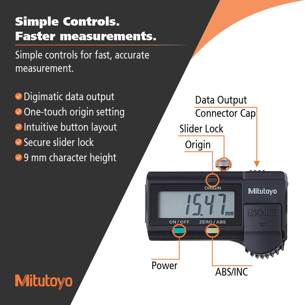 Mitutoyo Цифровой глубиномер 571-201-30 VDS-15AX
