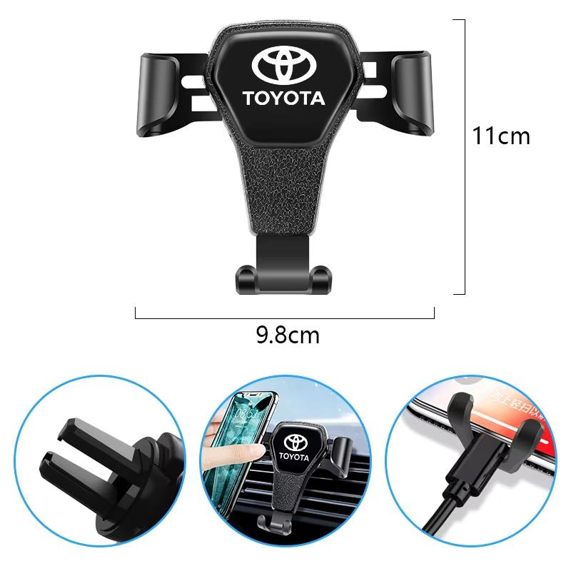 Toyota 2026 Новые колпаки на колеса Держатель для телефона с гравитацией Крепление в вентиляционное отверстие автомобиля Подставка для телефона на приборную панель Наклейка на автомобиль Toyota Crown