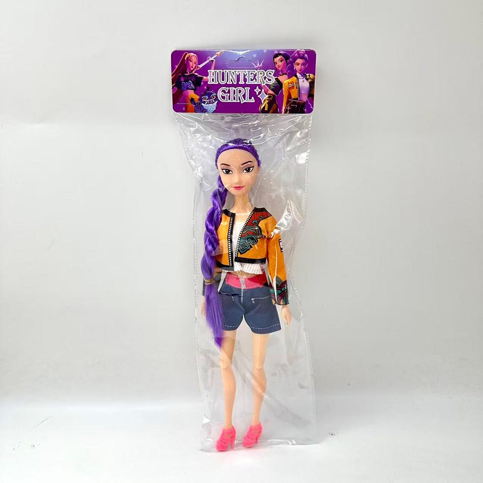 30см K-Pop Охотники на демонов Аниме K-pop Девичья группа Мультяшные Руми Зои Мира Фигурки Виниловые фигурки Модельные куклы Девочки Рождественский подарок