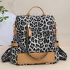 Рюкзак с леопардовым принтом, женский дорожный рюкзак большой вместимости с защитой от кражи